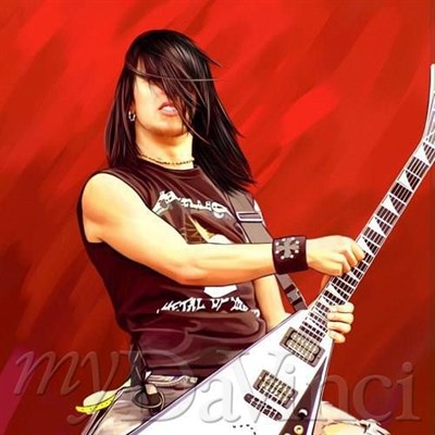 Matt Tuck of Bullet for My Valentine Pop Art Print - myDaVinci